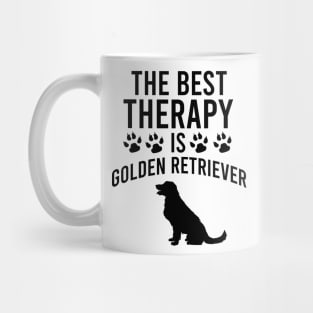 The best therapy is golden retriever Mug